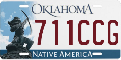 OK license plate 711CCG