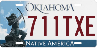OK license plate 711TXE