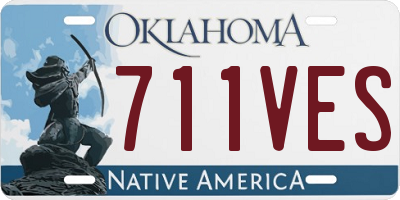 OK license plate 711VES