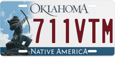 OK license plate 711VTM