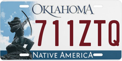 OK license plate 711ZTQ