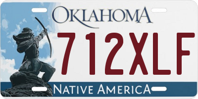 OK license plate 712XLF