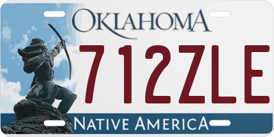 OK license plate 712ZLE