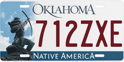OK license plate 712ZXE