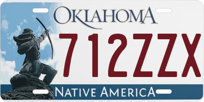 OK license plate 712ZZX