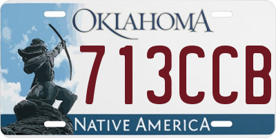 OK license plate 713CCB