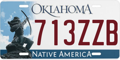 OK license plate 713ZZB