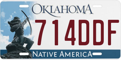 OK license plate 714DDF