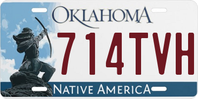 OK license plate 714TVH