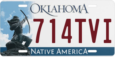 OK license plate 714TVI