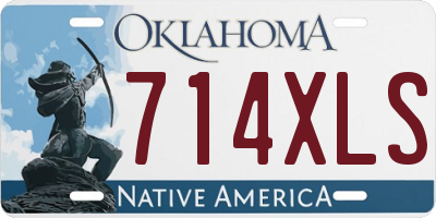 OK license plate 714XLS