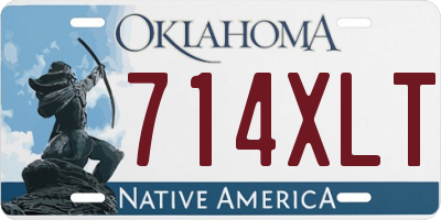 OK license plate 714XLT