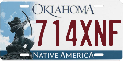 OK license plate 714XNF