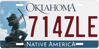 OK license plate 714ZLE
