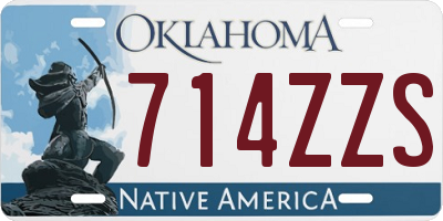 OK license plate 714ZZS