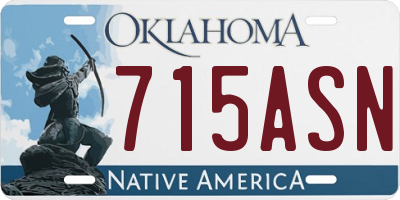 OK license plate 715ASN