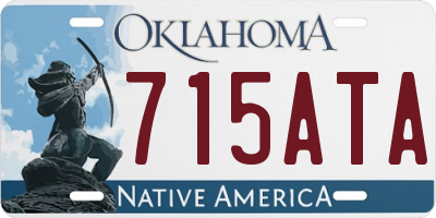 OK license plate 715ATA