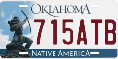 OK license plate 715ATB