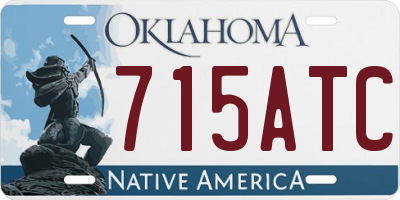 OK license plate 715ATC