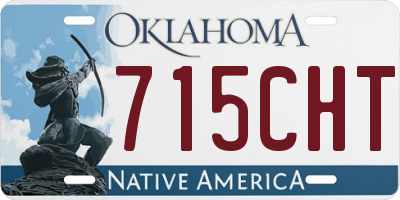 OK license plate 715CHT
