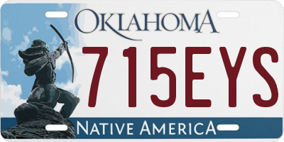 OK license plate 715EYS