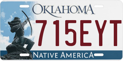 OK license plate 715EYT