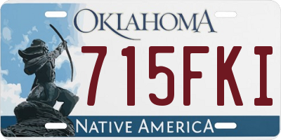 OK license plate 715FKI