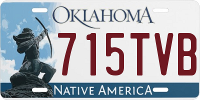 OK license plate 715TVB