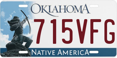 OK license plate 715VFG