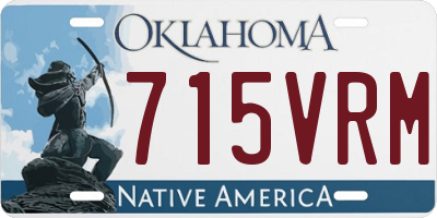 OK license plate 715VRM