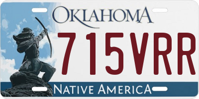 OK license plate 715VRR