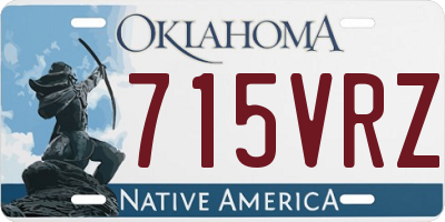 OK license plate 715VRZ