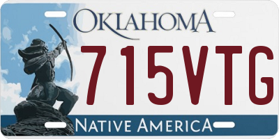 OK license plate 715VTG