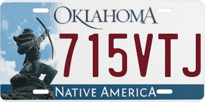 OK license plate 715VTJ
