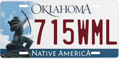 OK license plate 715WML