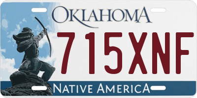 OK license plate 715XNF