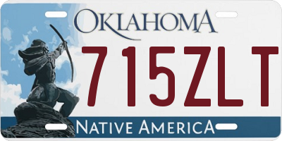 OK license plate 715ZLT