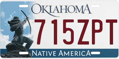 OK license plate 715ZPT