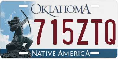 OK license plate 715ZTQ