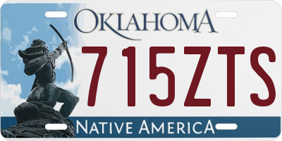 OK license plate 715ZTS