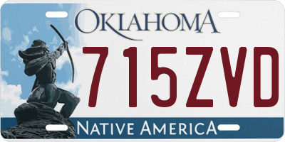 OK license plate 715ZVD
