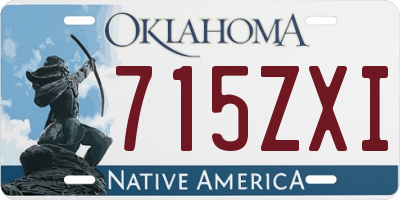 OK license plate 715ZXI