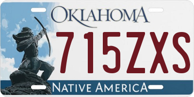 OK license plate 715ZXS