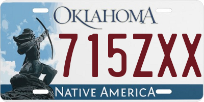 OK license plate 715ZXX