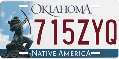 OK license plate 715ZYQ