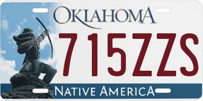 OK license plate 715ZZS