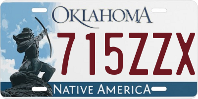 OK license plate 715ZZX