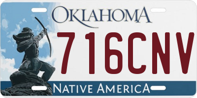 OK license plate 716CNV