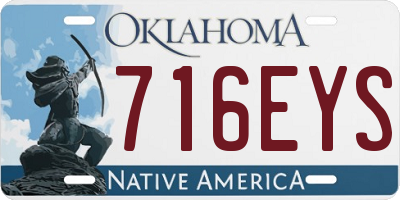 OK license plate 716EYS