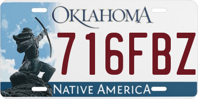 OK license plate 716FBZ
